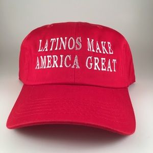 Latinos Make America Great -Custom Hat